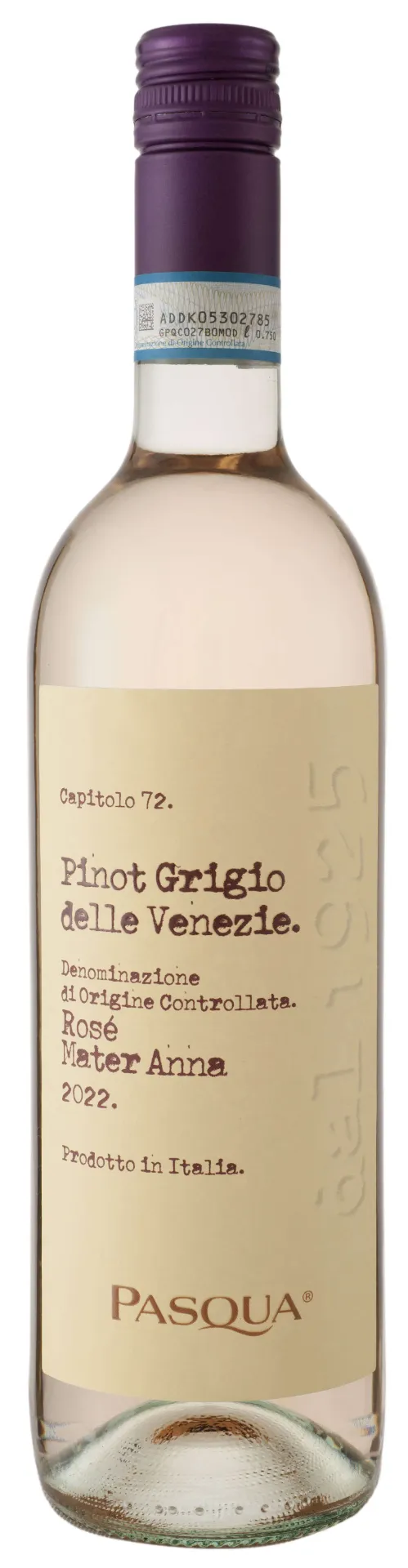 [ART-000016] Pasqua, 'Capitoli Blush' Pinot Grigio 'Mater Anna' (750 ml)