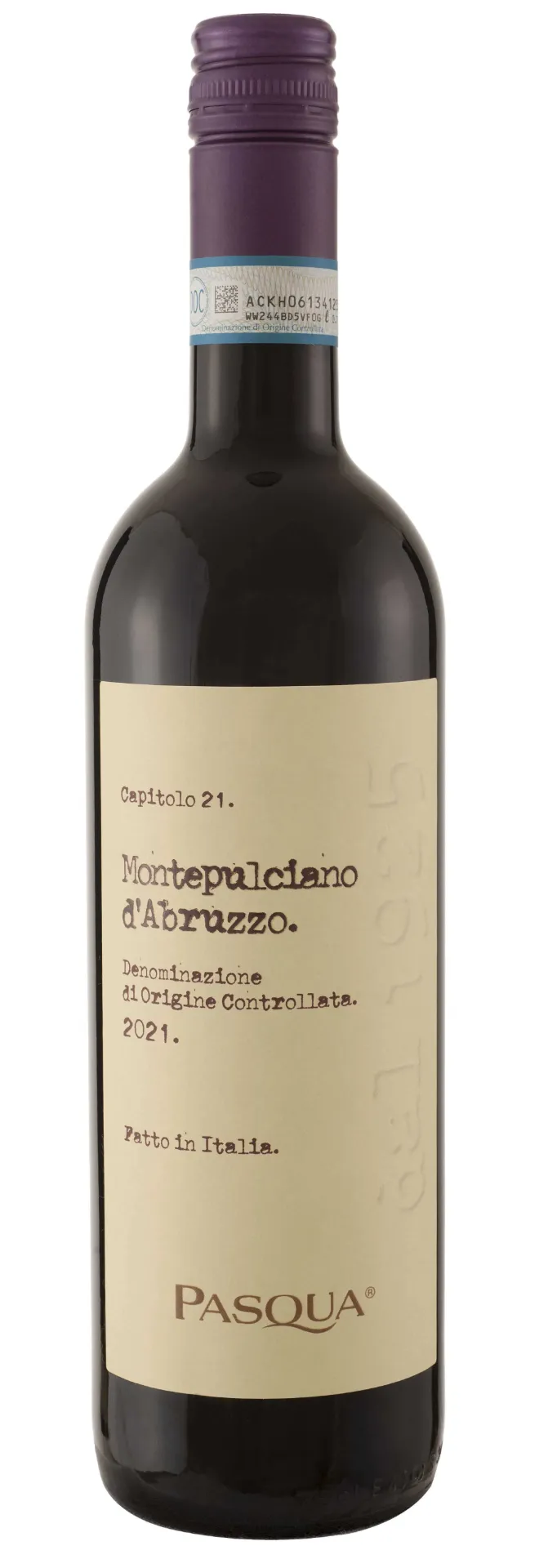 [ART-000017] Pasqua, 'Capitoli' Montepulciano d'Abruzzo (750 ml)
